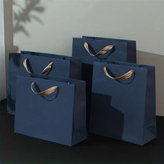 10pcs Party Drawstring Gift Bag Paper with Comfortable Handle