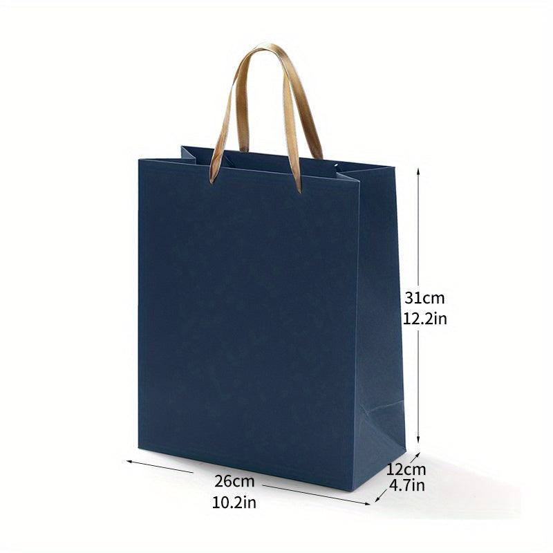10pcs Party Drawstring Gift Bag Paper with Comfortable Handle