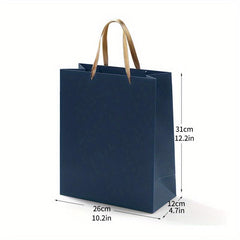 10pcs Party Drawstring Gift Bag Paper with Comfortable Handle