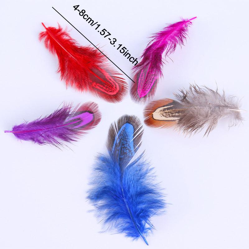 50pcs Natural Pheasant Plumage Feathers for DIY Crafts Clothing Jewelry