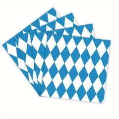 Beer Party Tableware & Checkered Plates Holiday Supplies