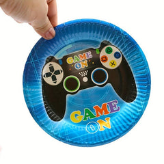 Video Game Party Tableware Set for 24 Guests