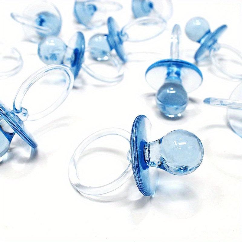 12pcs Acrylic Pacifiers 6 2 5in Gender Reveal Party Decorations