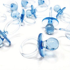 12pcs Acrylic Pacifiers 6 2 5in Gender Reveal Party Decorations