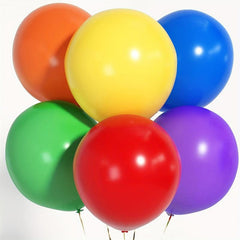 14pcs Large 45-72cm Red Orange Yellow Green Purple Balloon Set for Events