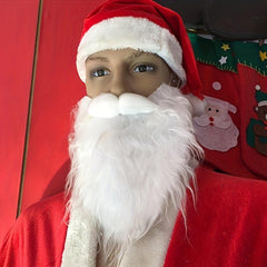 Christmas Santa Claus Beard Plush Holiday Decoration