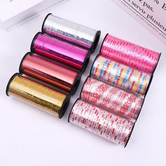 100 yds Laser Balloon Ribbon for Gift Wrapping & Party Decor
