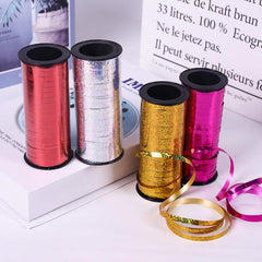 100 yds Laser Balloon Ribbon for Gift Wrapping & Party Decor