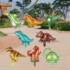 8pcs Dinosaur Balloons for Parties & Indoor Decor