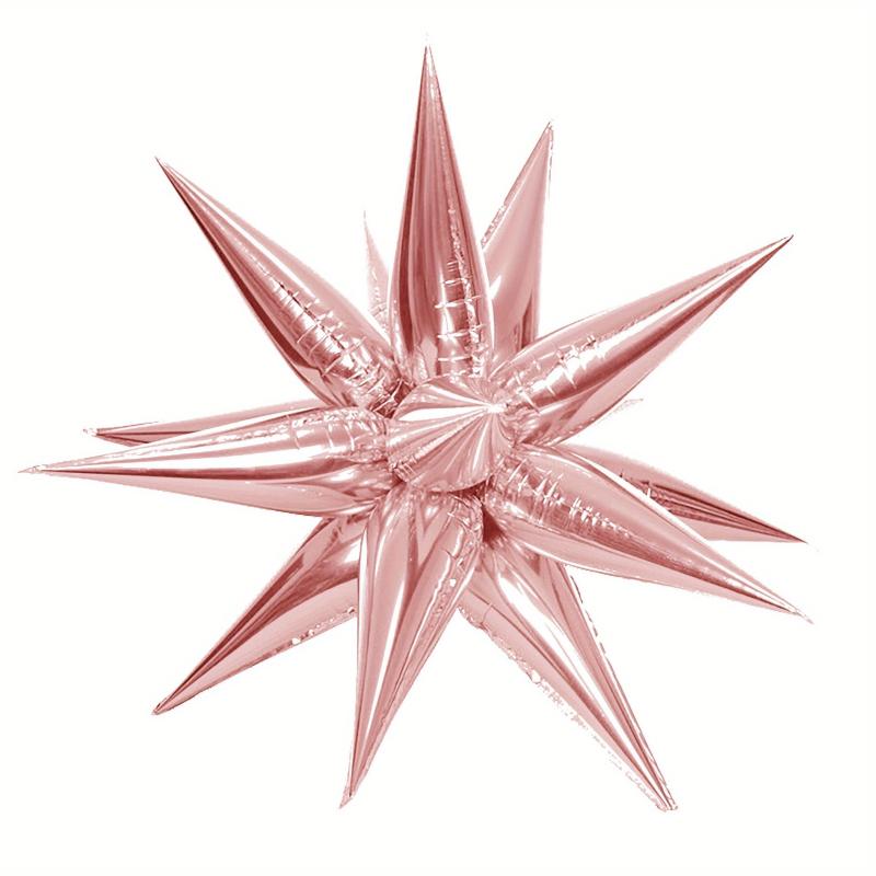 12pcs Explosion Star Balloons for DIY Birthday Wedding Decorations