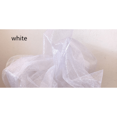 Sheer Crystal Organza Tulle Roll for Party Decoration