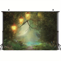 Magical Fairy Forest Background for Photography 36x152 Spring