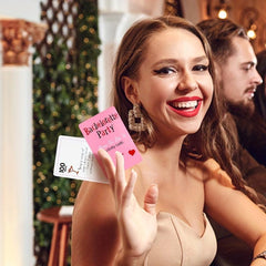 52pcs Bachelorette Party Dare Card Game - Fun Hen Night Bar Supplies
