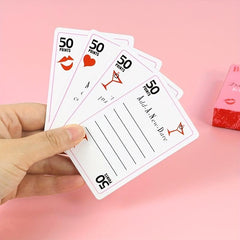 52pcs Bachelorette Party Dare Card Game - Fun Hen Night Bar Supplies