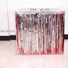 Rain Curtain Table Skirt for Parties Dustproof Easy Set Up