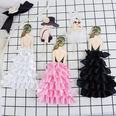 Goddess Head Cake Topper Card Cake Decoration