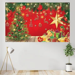 Merry Christmas Party Banner 109x179 cm