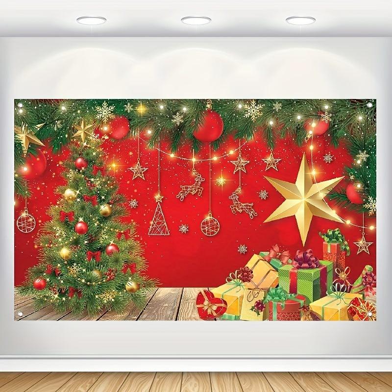 Merry Christmas Party Banner 109x179 cm