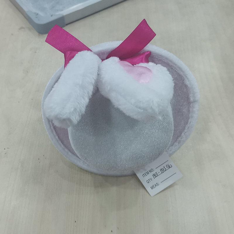Rabbit Ear Hat Women's Top Hat Head Buckle