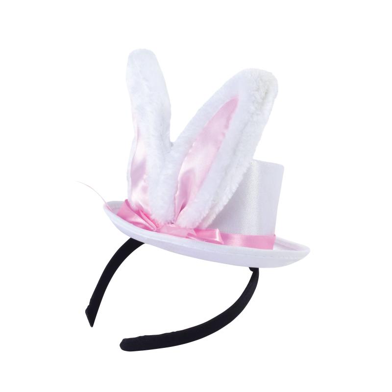 Rabbit Ear Hat Women's Top Hat Head Buckle