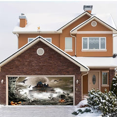 Halloween Decorated Banner 182x396cm