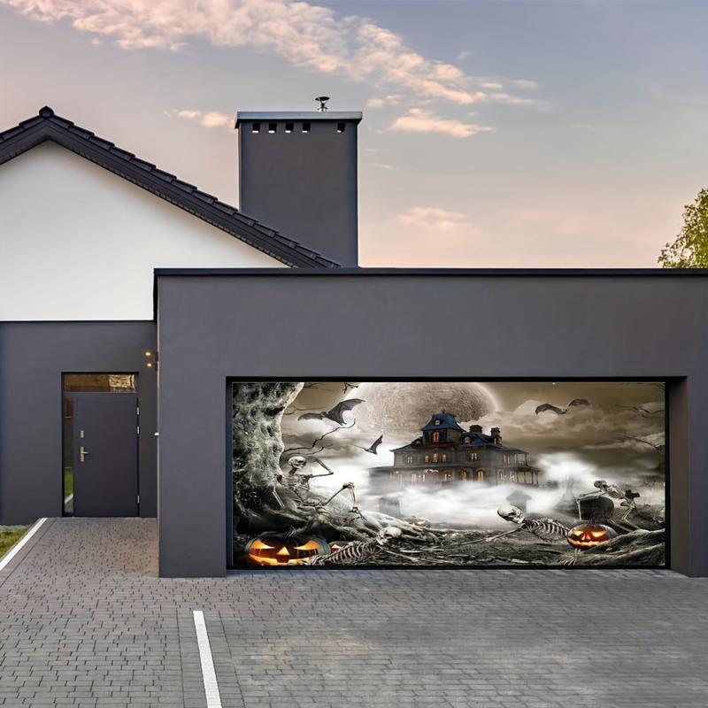Halloween Decorated Banner 182x396cm