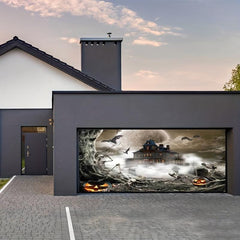 Halloween Decorated Banner 182x396cm