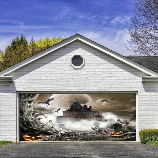 Halloween Decorated Banner 182x396cm