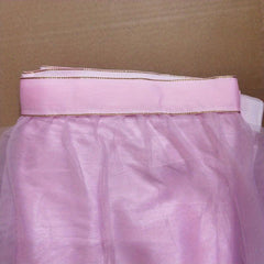 Pink Tulle Table Skirt 6ft Ruffle Tablecloth for Princess Girls Birthday