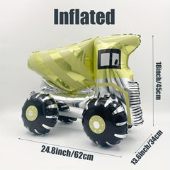 Construction Vehicle Birthday Party Decoration Set