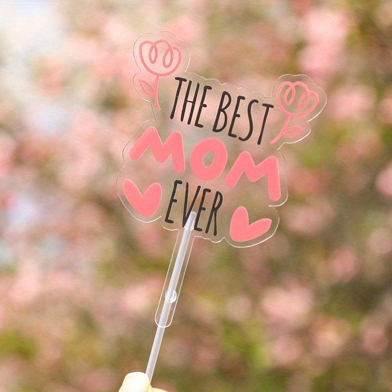 Mom Cake Topper for Birthday Wedding Theme Parties