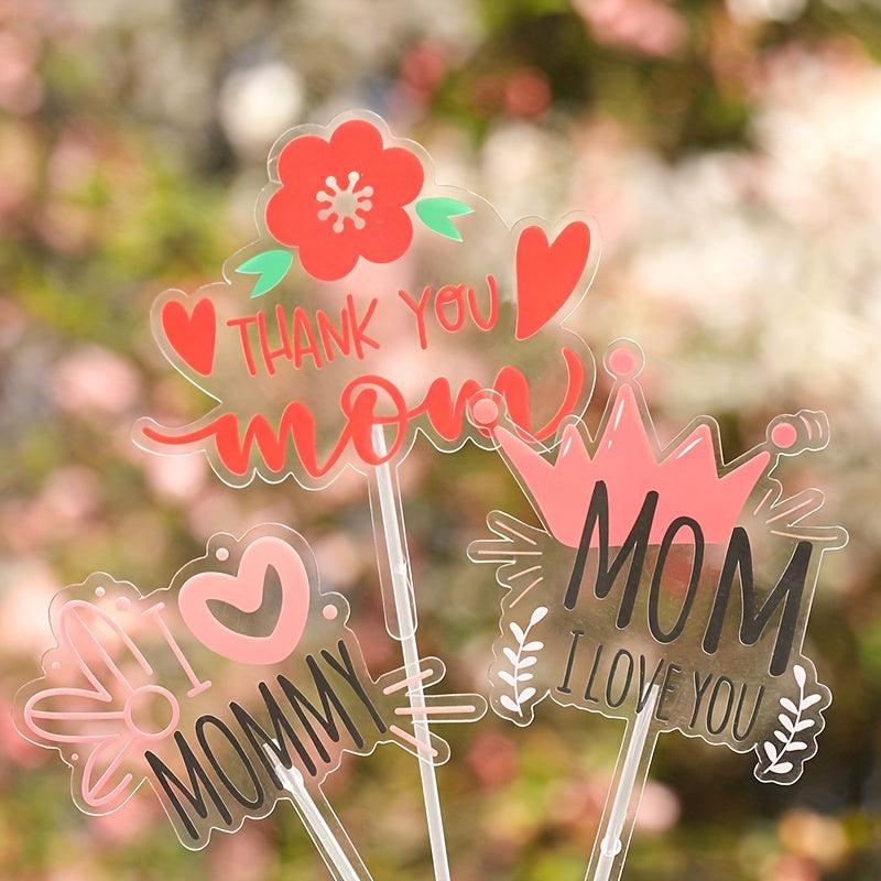 Mom Cake Topper for Birthday Wedding Theme Parties