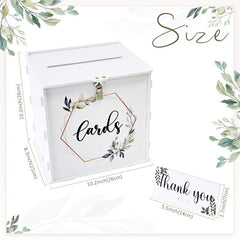 Wedding With Lock 25 91 21 08 25 91 PVC Eucalyptus DIY Envelope