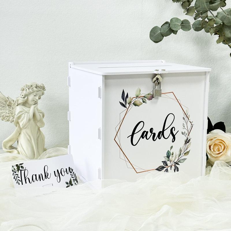 Wedding With Lock 25 91 21 08 25 91 PVC Eucalyptus DIY Envelope