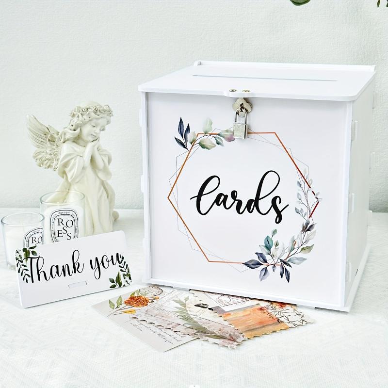 Wedding With Lock 25 91 21 08 25 91 PVC Eucalyptus DIY Envelope