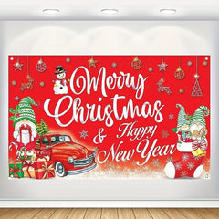 Merry Christmas Banner 109x179cm for Decorations