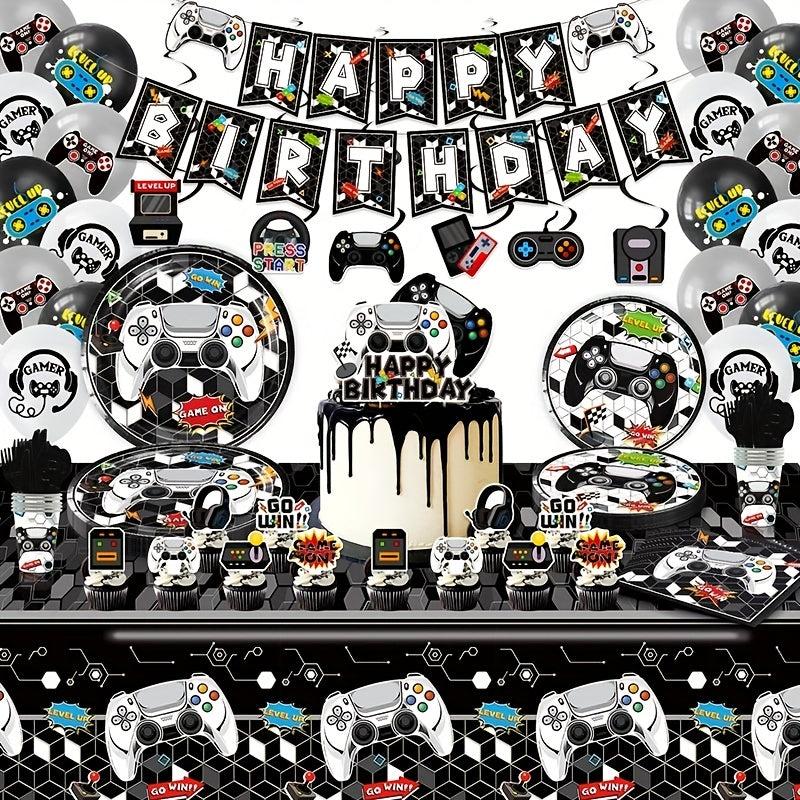 Game Theme Birthday Party Decoration Set