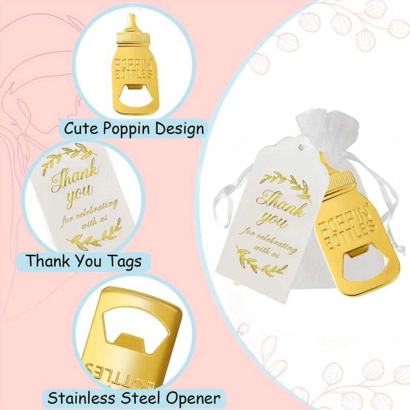 36pcs Popping Bottle Openers Baby Shower Favors For Guests