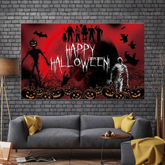 Halloween Banner Scary Happy Halloween Background Halloween Party Supplies