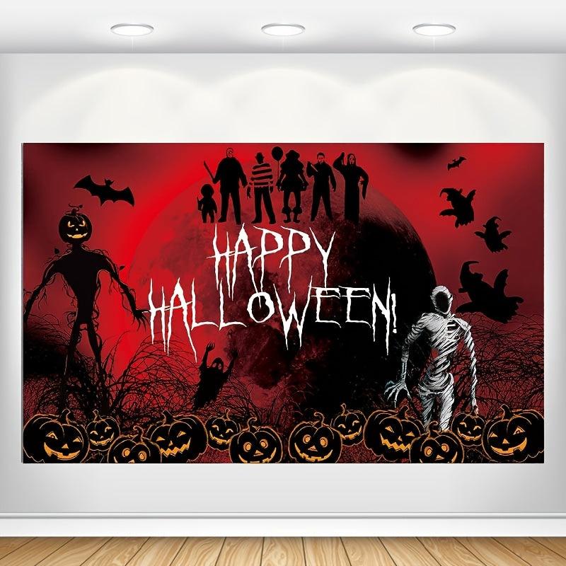 Halloween Banner Scary Happy Halloween Background Halloween Party Supplies