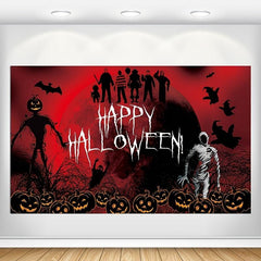 Halloween Banner Scary Happy Halloween Background Halloween Party Supplies