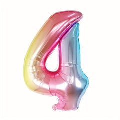30 inch Gradient Number Aluminum Film Balloon Birthday Party Decoration