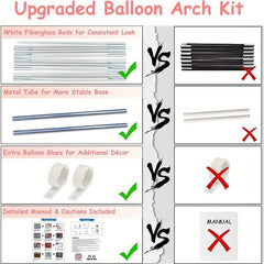 82pcs Rod Oversized Arch Balloon Set Wedding Birthday Baby Shower Decor