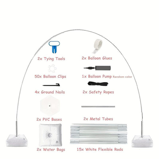 82pcs Rod Oversized Arch Balloon Set Wedding Birthday Baby Shower Decor