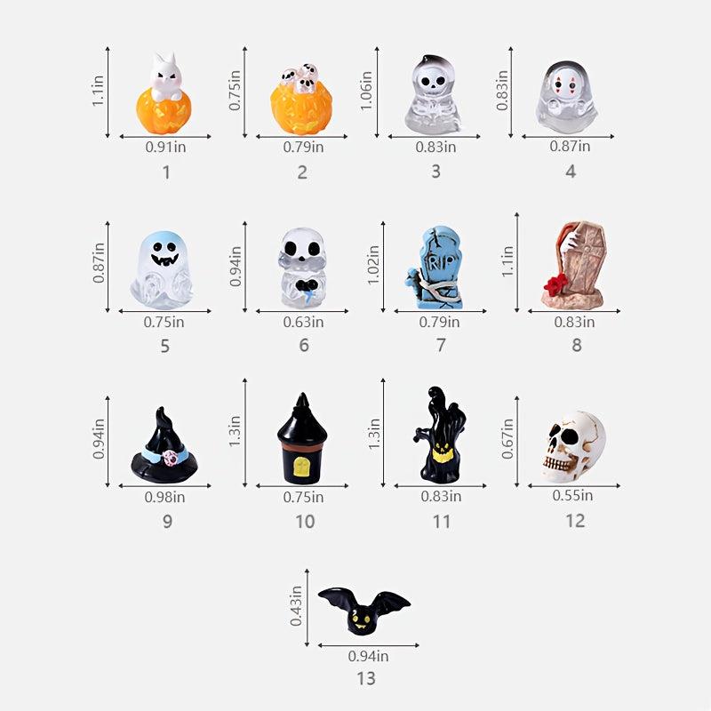 Halloween Crystal Ball Ornaments for Desktop Small Scenery Ornaments