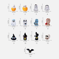 Halloween Crystal Ball Ornaments for Desktop Small Scenery Ornaments