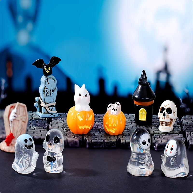 Halloween Crystal Ball Ornaments for Desktop Small Scenery Ornaments