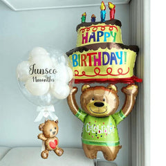 1pcs High Cake Series Aluminum Balloons Assorted Birthday Party Decor