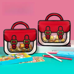 10pcs School Bag Shape Gift Bags for Birthdays and Parties