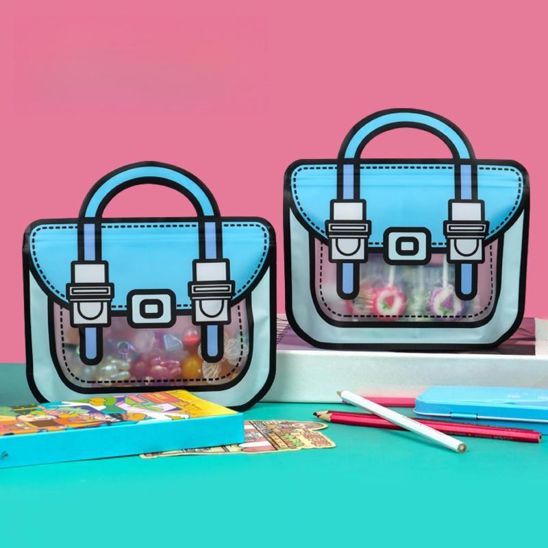 10pcs School Bag Shape Gift Bags for Birthdays and Parties